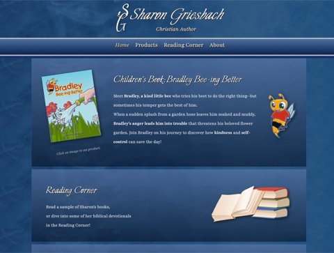 Sharon Griesbach author website homepage