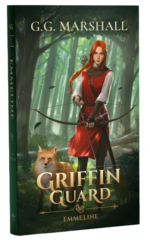 Griffin Guard Emmeline book cover design used for author promotion