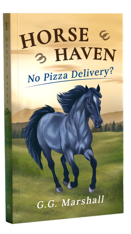 Horse Haven No Pizza Delivery book cover design